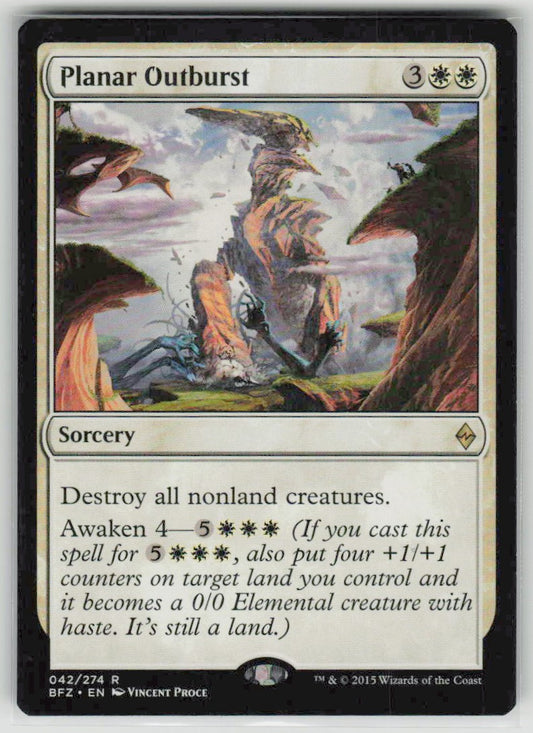 2015 Battle for Zendikar 42 Planar Outburst