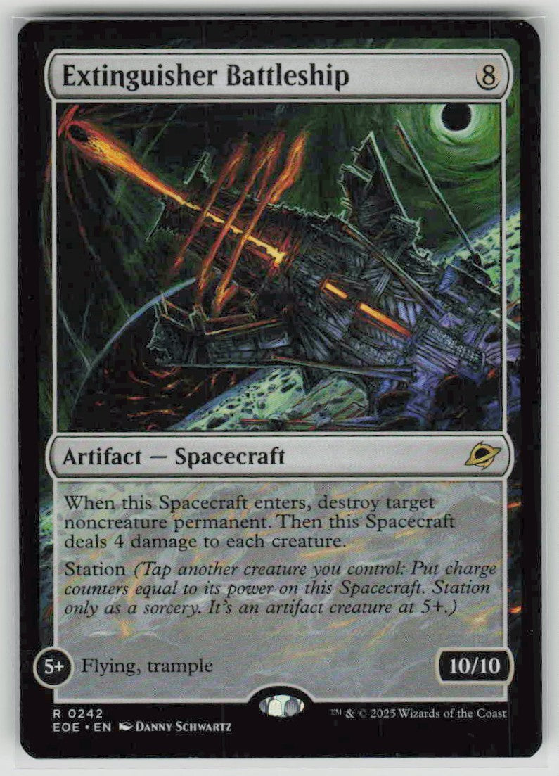 2025 Edge of Eternities 242 Extinguisher Battleship