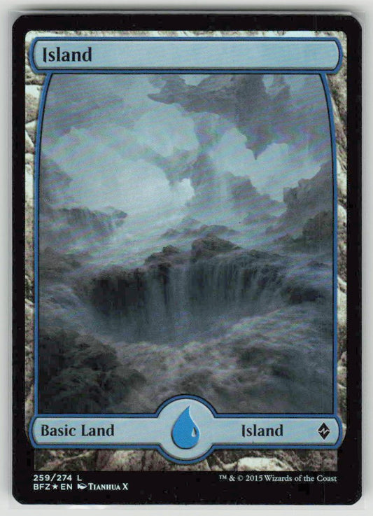 2015 Battle for Zendikar 259 Island