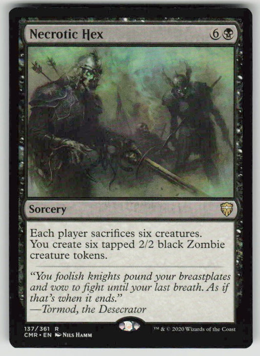 2020 Commander Legends 137 Necrotic Hex