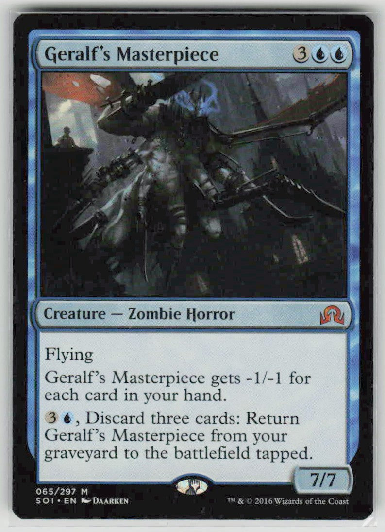 2016 Shadows over Innistrad 65 Geralf's Masterpiece