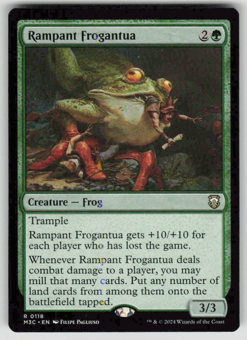 2024 Modern Horizons 3 Commander 118 Rampant Frogantua