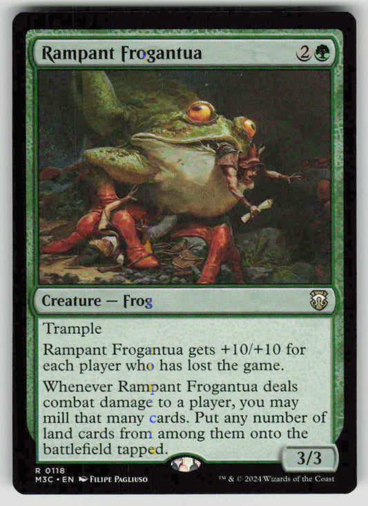2024 Modern Horizons 3 Commander 118 Rampant Frogantua