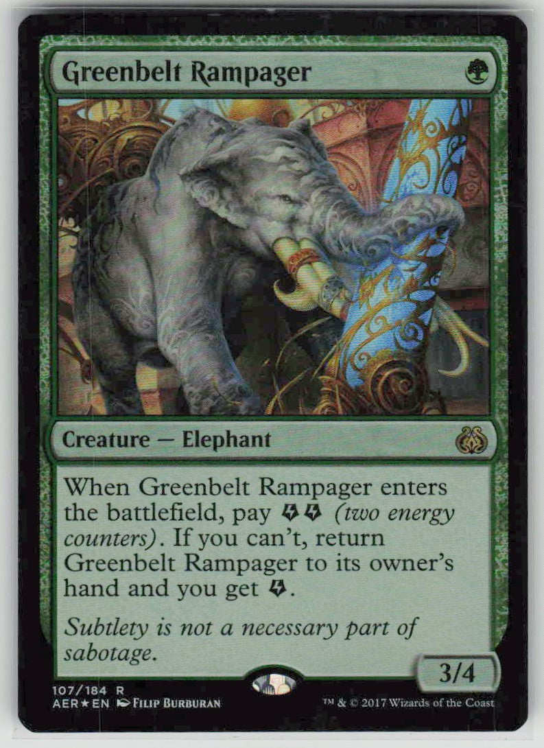 2017 Aether Revolt 107 Greenbelt Rampager