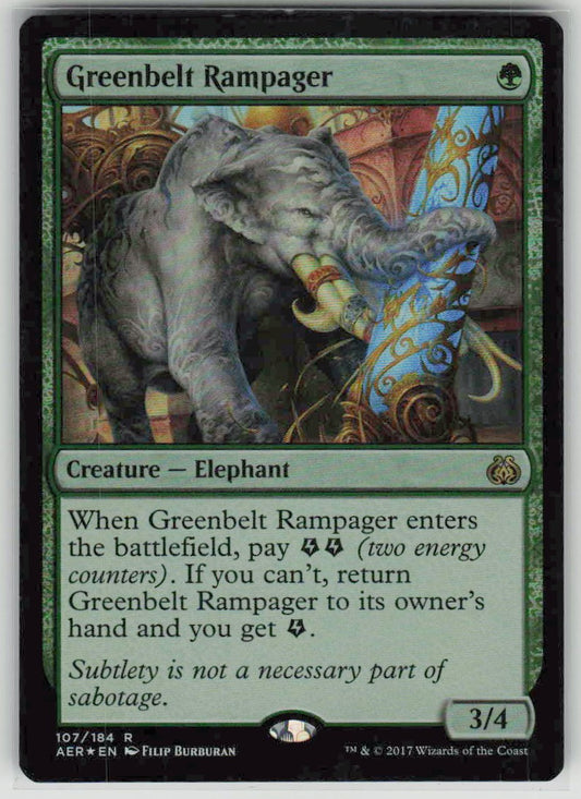 2017 Aether Revolt 107 Greenbelt Rampager