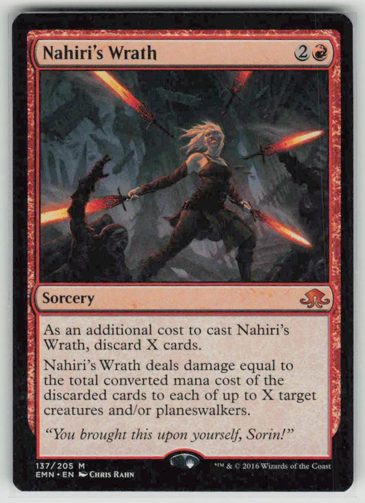 2016 Eldritch Moon 137 Nahiri's Wrath