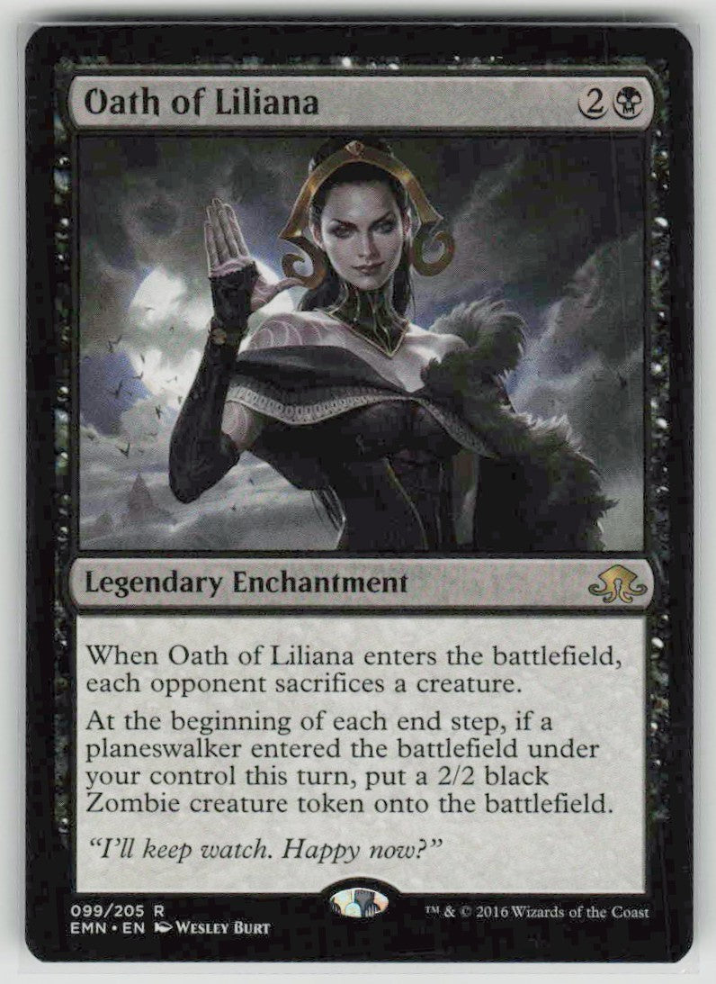 2016 Eldritch Moon 99 Oath of Liliana