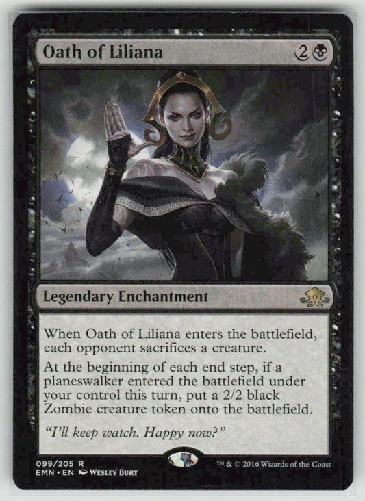 2016 Eldritch Moon 99 Oath of Liliana