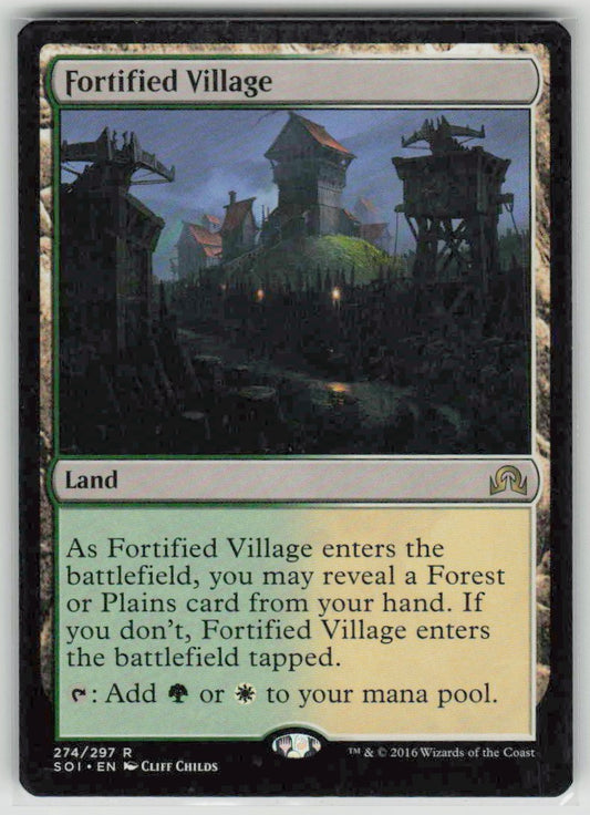 2016 Shadows over Innistrad 274 Fortified Village