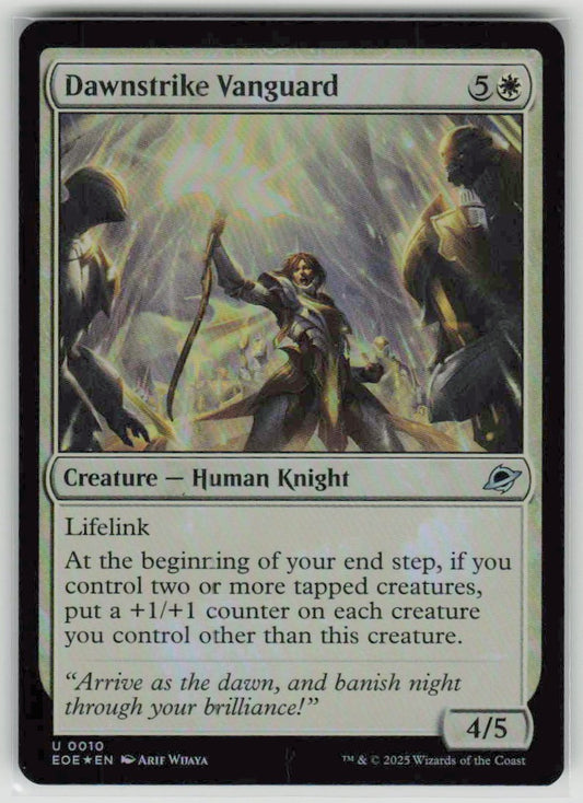 2025 Edge of Eternities 10 Dawnstrike Vanguard