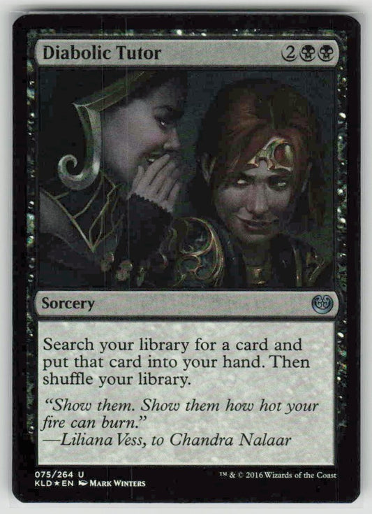 2016 Kaladesh 75 Diabolic Tutor