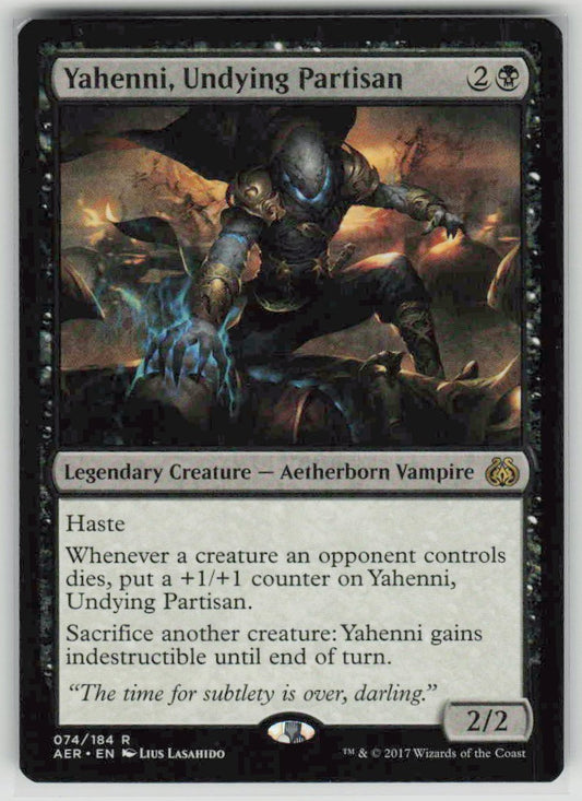 2017 Aether Revolt 74 Yahenni, Undying Partisan