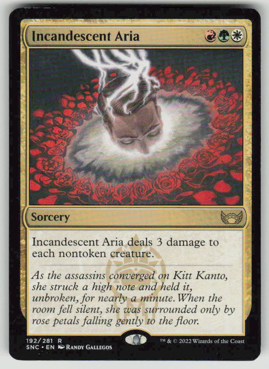 2022 Streets of New Capenna 192 Incandescent Aria