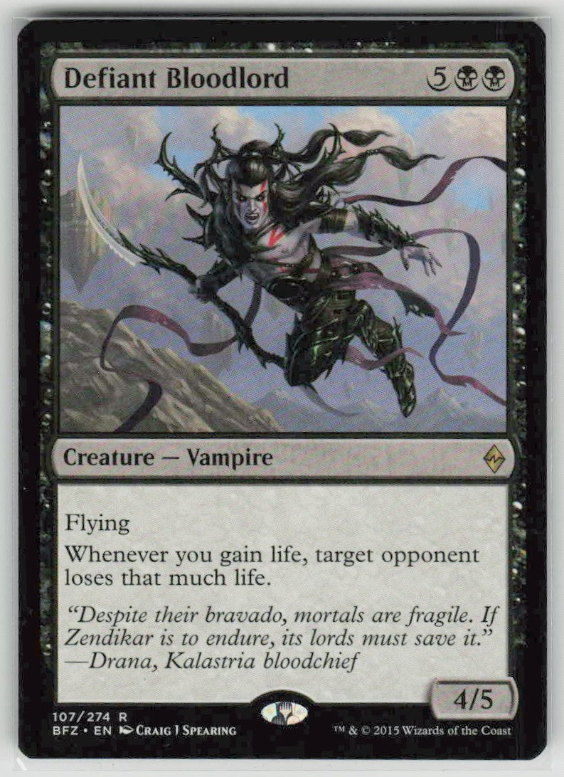 2015 Battle for Zendikar 107 Defiant Bloodlord