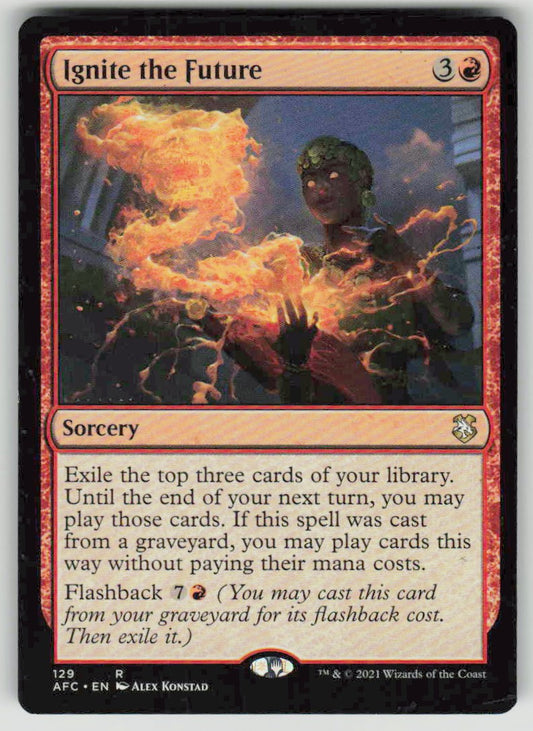 2021 Forgotten Realms Commander 129 Ignite the Future