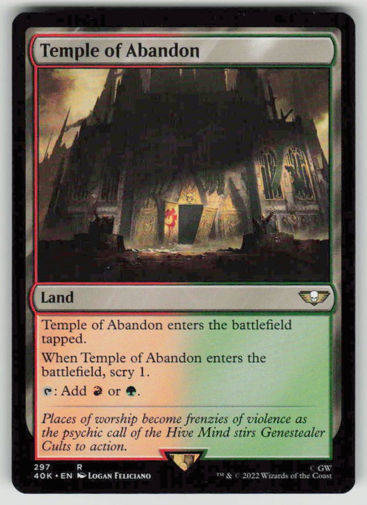 2022 Warhammer 40,000 Commander 297 Temple of Abandon