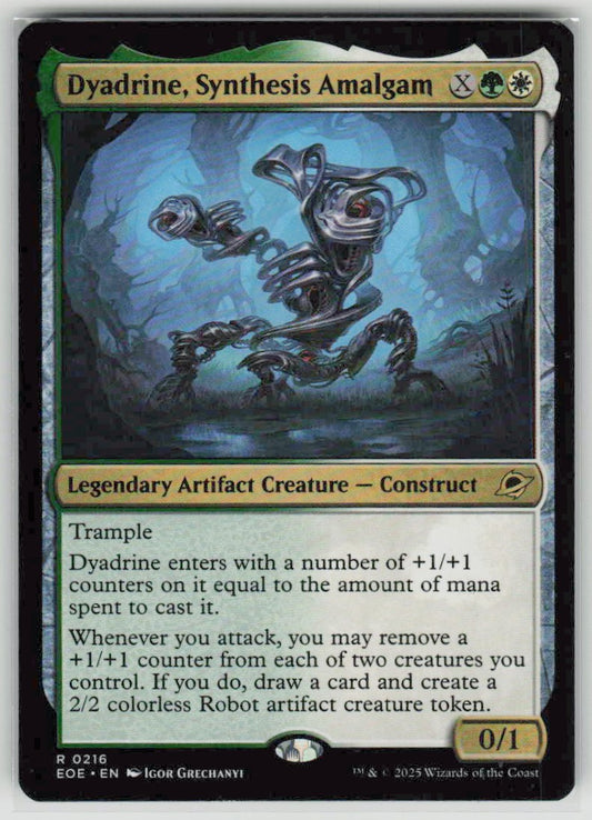 2025 Edge of Eternities 216 Dyadrine, Synthesis Amalgam