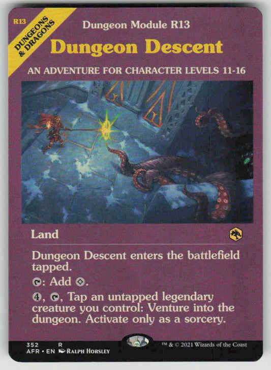 2021 Adventures in the Forgotten Realms 352 Dungeon Descent