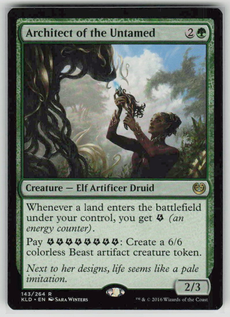 2016 Kaladesh 143 Architect of the Untamed