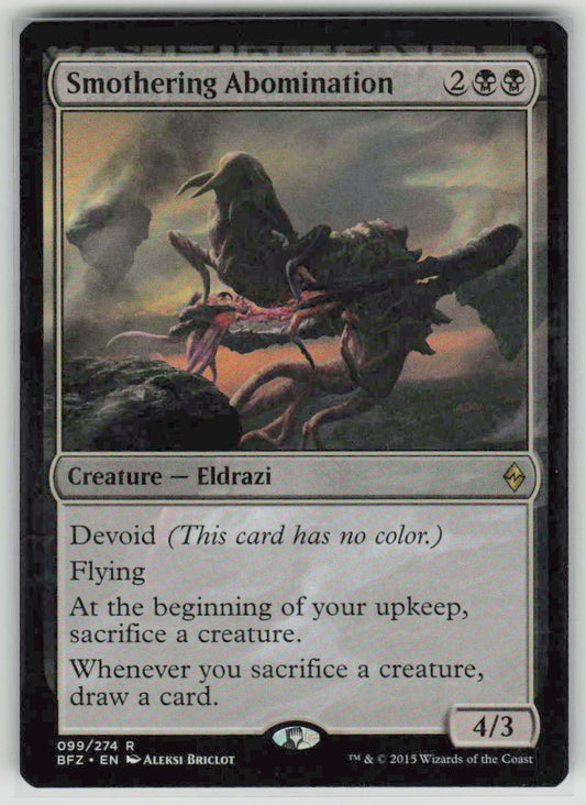 2015 Battle for Zendikar 99 Smothering Abomination