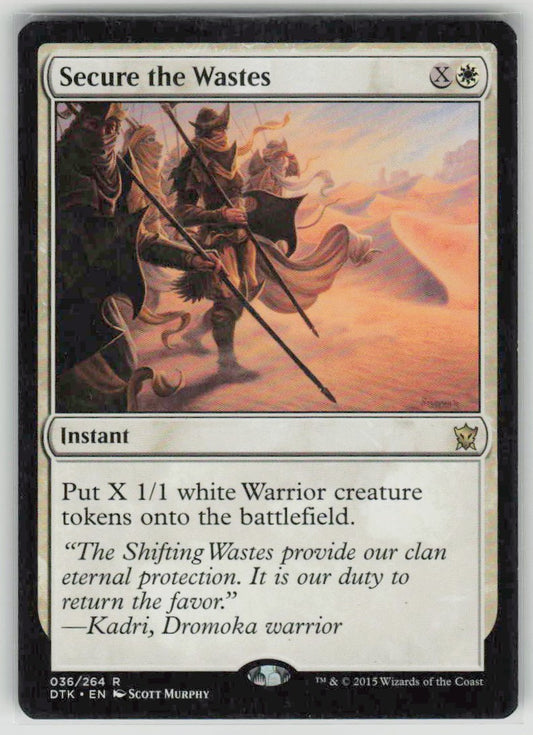 2015 Dragons of Tarkir 36 Secure the Wastes