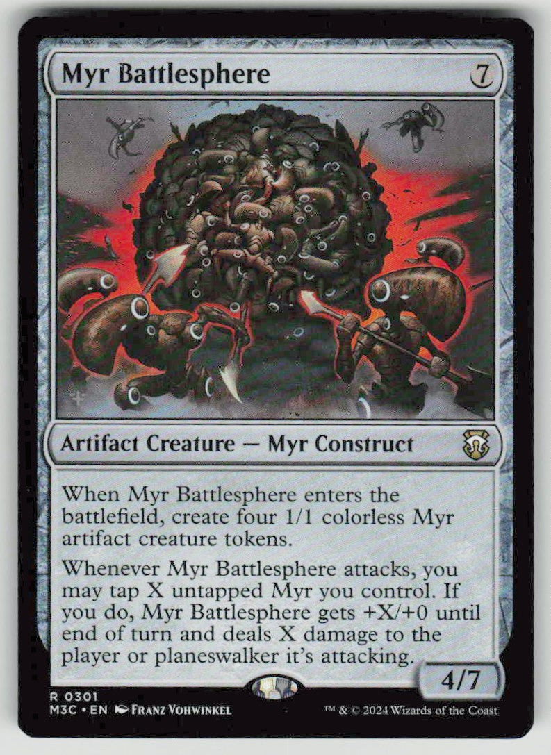 2024 Modern Horizons 3 Commander 301 Myr Battlesphere