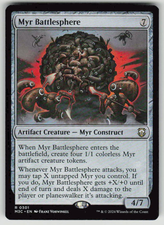 2024 Modern Horizons 3 Commander 301 Myr Battlesphere