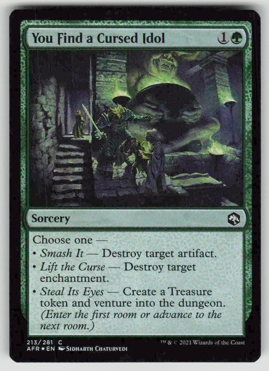 2021 Adventures in the Forgotten Realms 213 You Find a Cursed Idol