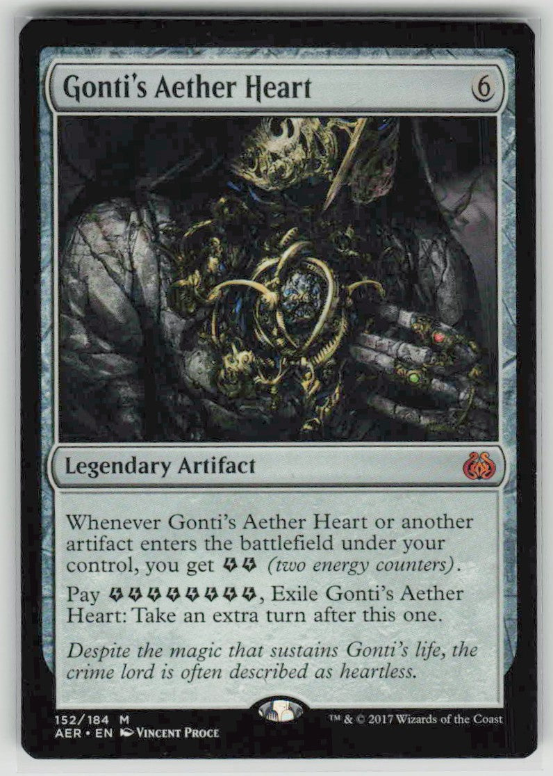 2017 Aether Revolt 152 Gonti's Aether Heart