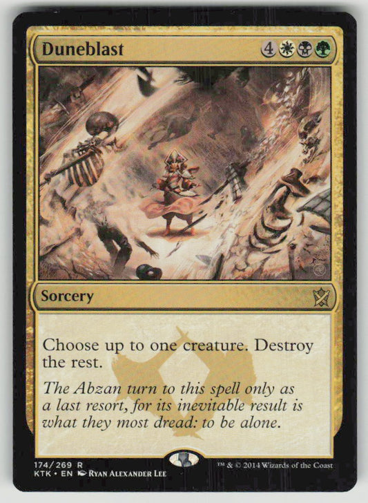 2014 Khans of Tarkir 174 Duneblast