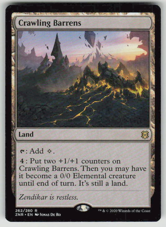2020 Zendikar Rising 262 Crawling Barrens