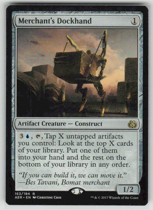 2017 Aether Revolt 163 Merchant's Dockhand