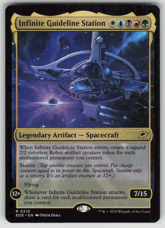 2025 Edge of Eternities 219 Infinite Guideline Station