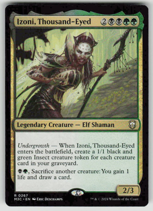 2024 Modern Horizons 3 Commander 267 Izoni, Thousand-Eyed