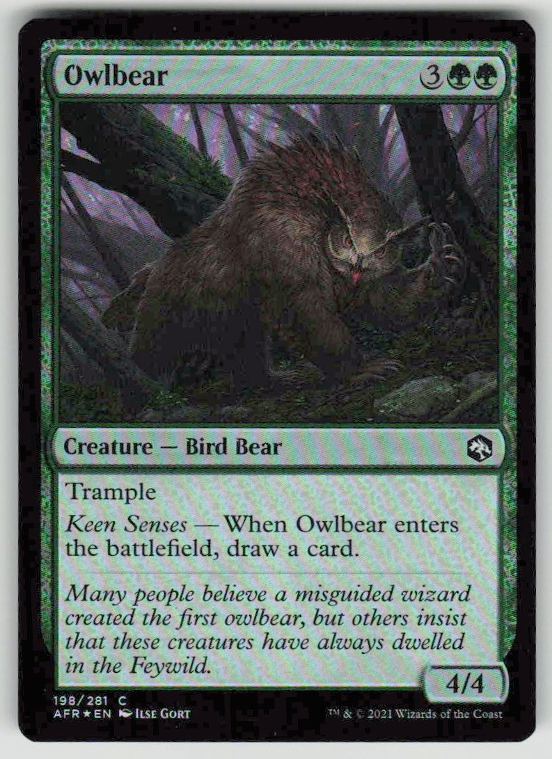 2021 Adventures in the Forgotten Realms 198 Owlbear