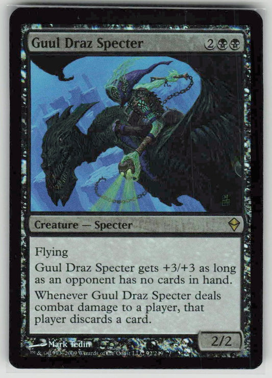 2009 Zendikar 92 Guul Draz Specter