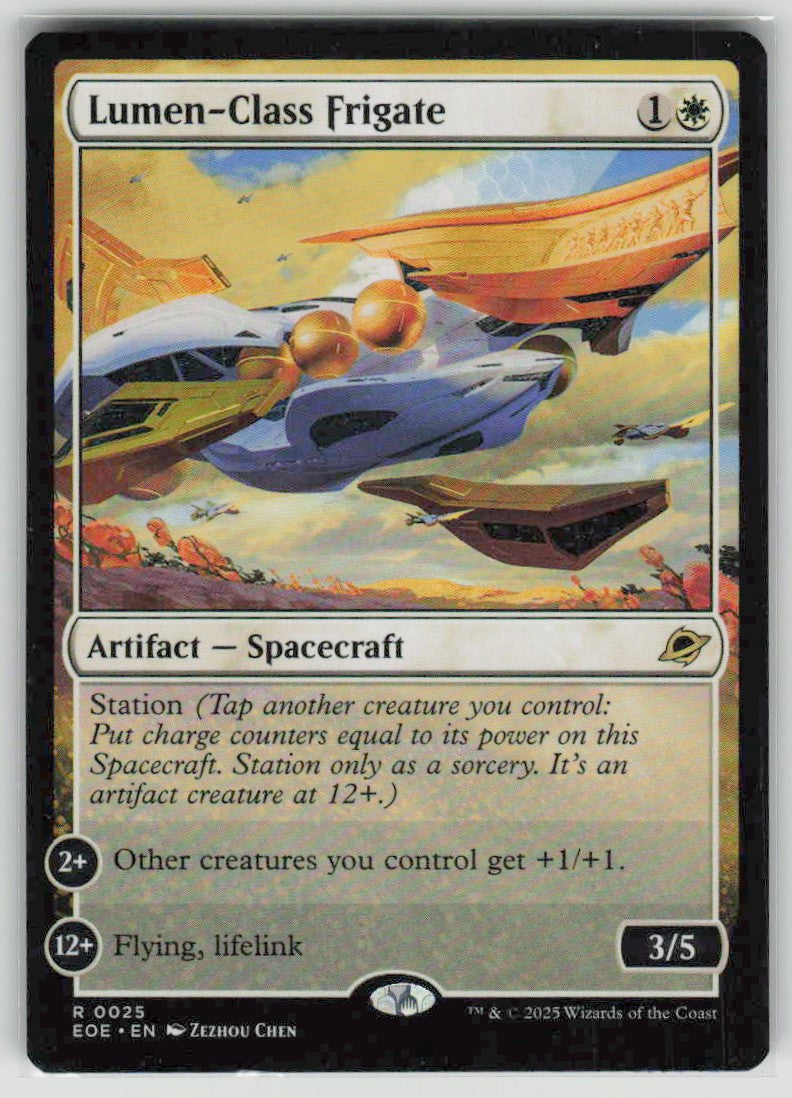 2025 Edge of Eternities 25 Lumen-Class Frigate