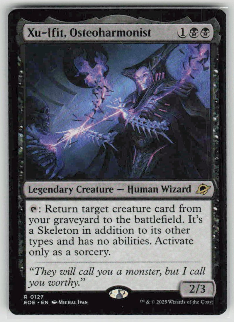 2025 Edge of Eternities 127 Xu-Ifit, Osteoharmonist