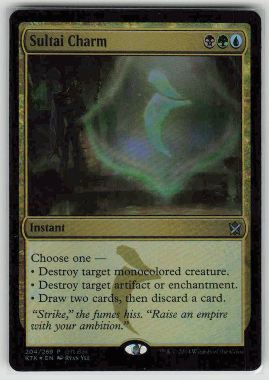 2014 Khans of Tarkir Promos 204 Sultai Charm
