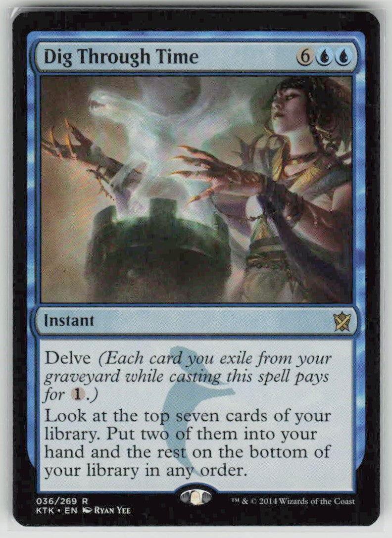 2014 Khans of Tarkir 36 Dig Through Time