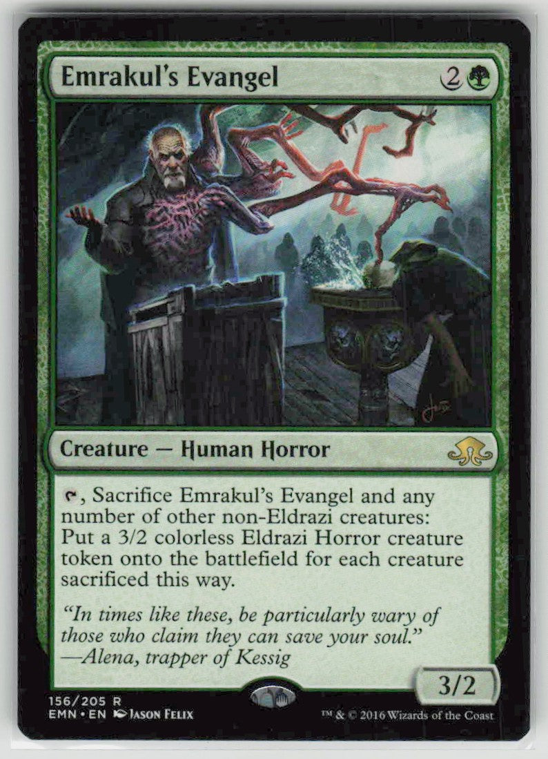 2016 Eldritch Moon 156 Emrakul's Evangel