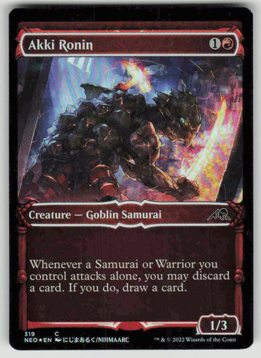 2022 Kamigawa: Neon Dynasty 319 Akki Ronin