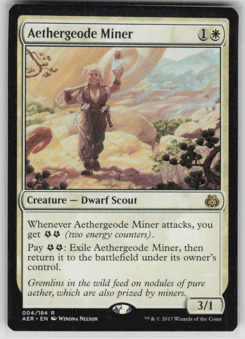 2017 Aether Revolt 4 Aethergeode Miner