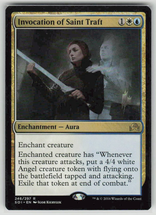 2016 Shadows over Innistrad 246 Invocation of Saint Traft