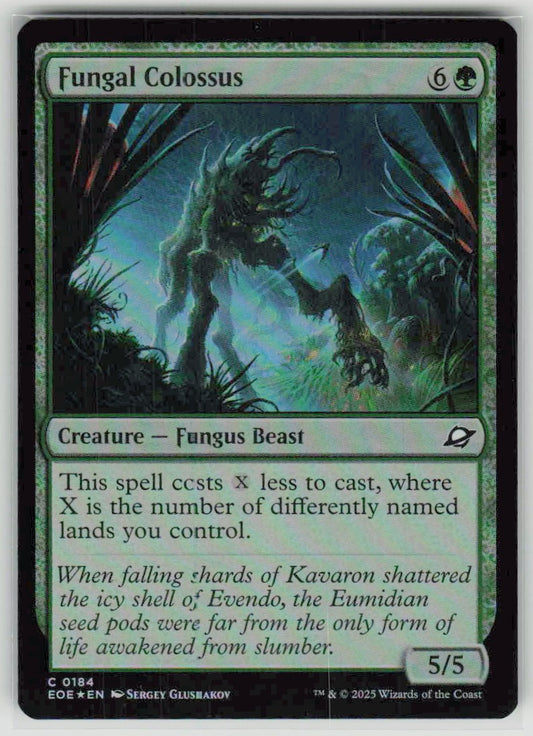 2025 Edge of Eternities 184 Fungal Colossus