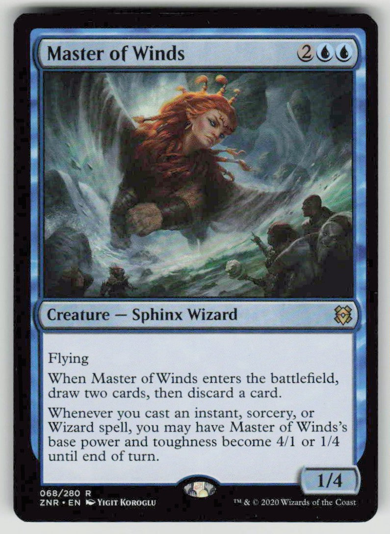 2020 Zendikar Rising 68 Master of Winds