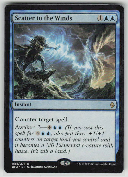 2015 Battle for Zendikar 85 Scatter to the Winds
