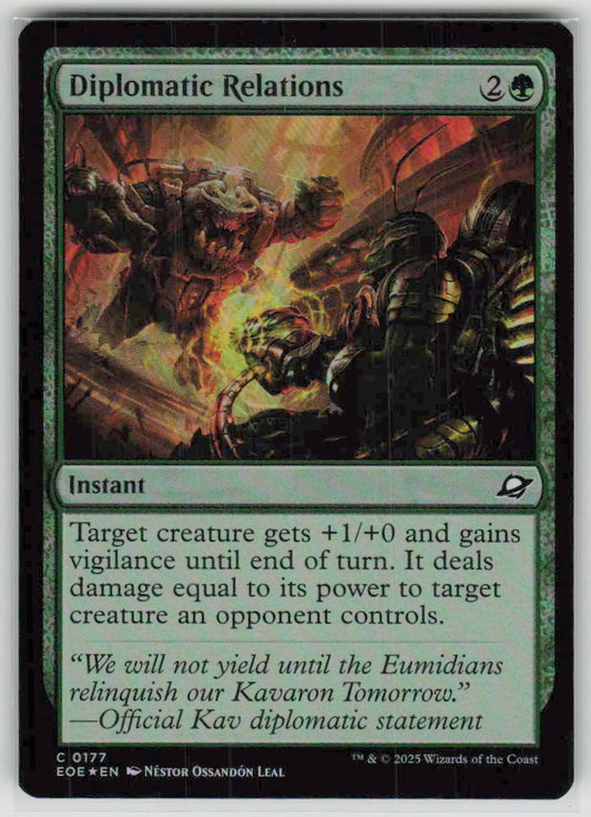 2025 Edge of Eternities 177 Diplomatic Relations