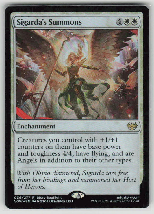 2021 Innistrad: Crimson Vow 36 Sigarda's Summons