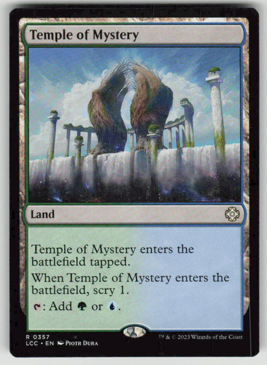2023 The Lost Caverns of Ixalan Commander 357 Temple of Mystery